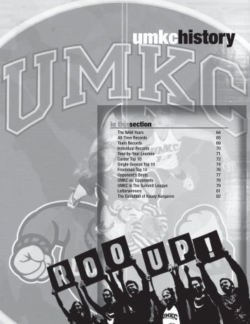 Section 5 - UMKC Athletics