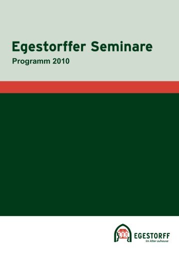 Programm 2010 - Egestorff Stiftung