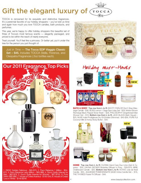 DECEMBER VIP EVENTS - Beauty Collection