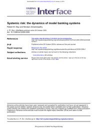 Systemic risk: the dynamics of model banking systems