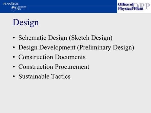 Design and Construction New Employee Orientation - Office of ...