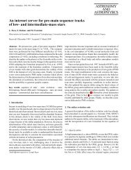 An internet server for pre-main sequence tracks of low-and ...