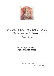 Elenco biblioteca per casa editrice - Parrocchia S.Maria delle Grazie ...