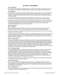 12 Spec - Section 207 Embankment