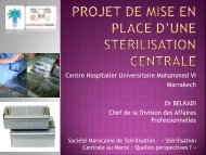 Projet de mise en place d'une stÃ©rilisation centrale - SociÃ©tÃ© Suisse ...