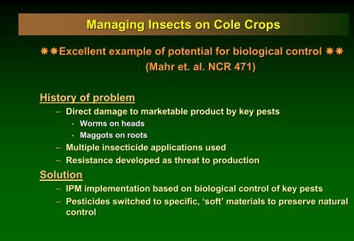 Insect pest management in cabbage - Russell Labs Site Hosting