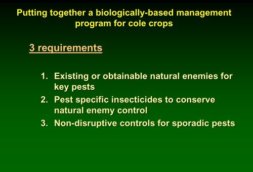 Insect pest management in cabbage - Russell Labs Site Hosting