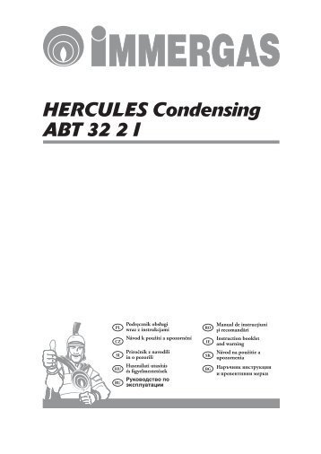 Instrukcja obsÅugi Hercules Condensing ABT 32 2 I - Immergas
