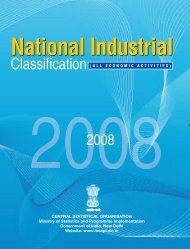 National Industrial Classification 2008 - Ministry of Statistics and ...