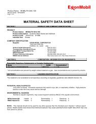 MATERIAL SAFETY DATA SHEET - Derrick Corporation
