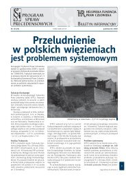 Biuletyn Programu Spraw Precedensowych - nr 10/2009 - HelsiÅska ...