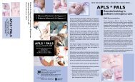 APLS * PALS Essential training in pediatric emergency care