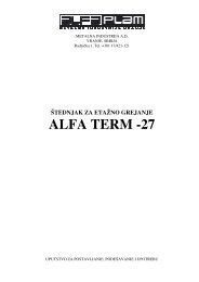 Å¡tednjak za etaÅ¾no grejanje alfa term -27 - Alfa Plam