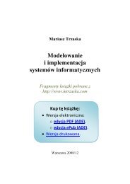 Modelowanie i implementacja systemÃ³w informatycznych - pjwstk