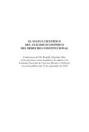 el status científico del análisis económico del derecho constitucional