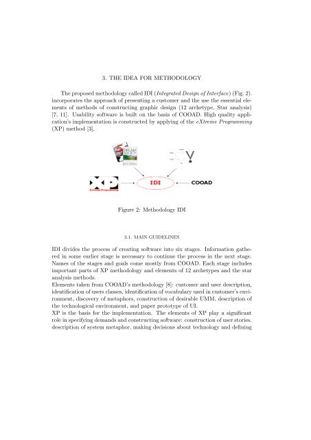 Conceptual Methodology of Developing the User Interface