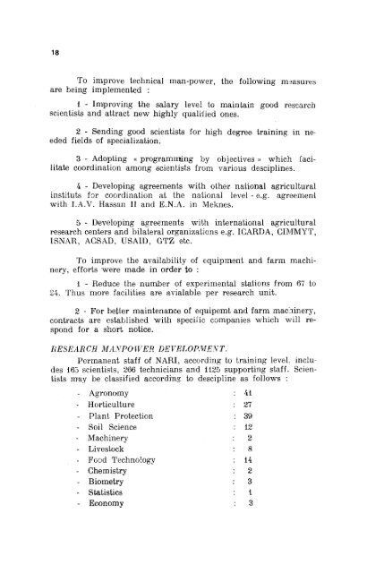 Untitled - National Agricultural Information System - Institut National ...