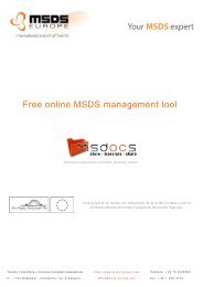 Descargar - MSDS Europe