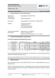 Sicherheitsdatenblatt gemäß 91/155/EWG - Eisenwerk Würth