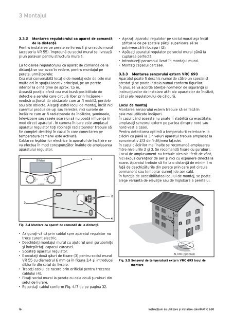 Manual de instalare si utilizare - Calor