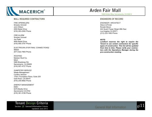 Arden Fair Mall - Macerich