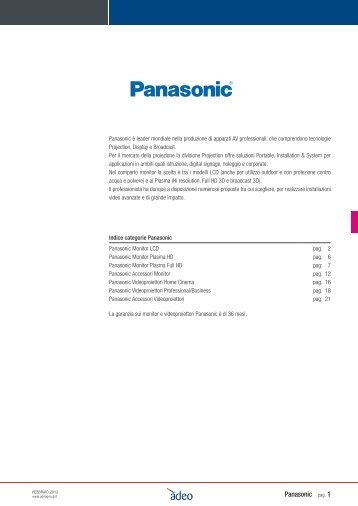 Panasonic pag. 1
