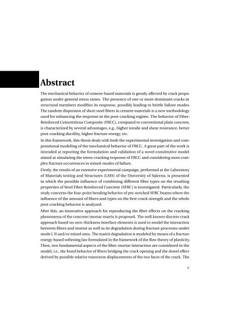 tesi A. Caggiano.pdf - EleA@UniSA - UniversitÃ  degli Studi di Salerno