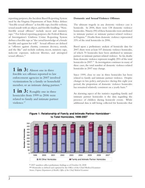 Domestic and Sexual Violence in Virginia - Virginia Attorney General