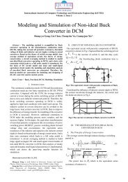 Modeling and Simulation of Non-ideal Buck Converter in DCM