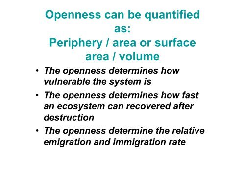 Introduction to Ecosystem Theory