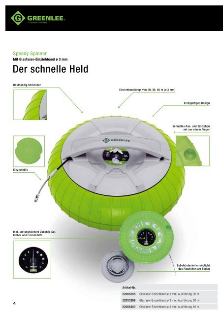 Butler Spinner Spinner Roller - Gustav Klauke GmbH