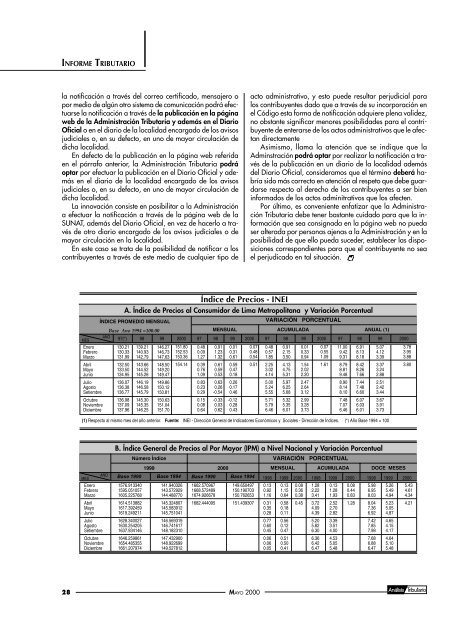 Intendencia de Principales Contribuyentes Nacionales (Lima ... - AELE