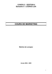 COURS DE MARKETING - La bibliothÃ¨que des ebooks et livres