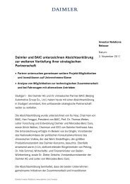 Daimler und BAIC unterzeichnen Absichtserklärung zur weiteren ...