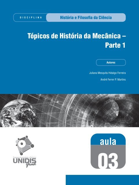 A03 - TÃ³picos de HistÃ³ria da MecÃ¢nica - parte 1