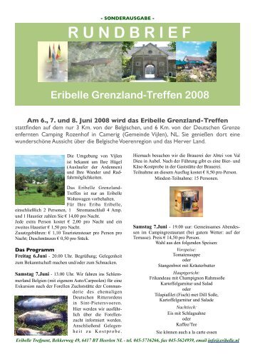 Eribelle Grenzland-Treffen 2008 - Eribelle Trefpunt