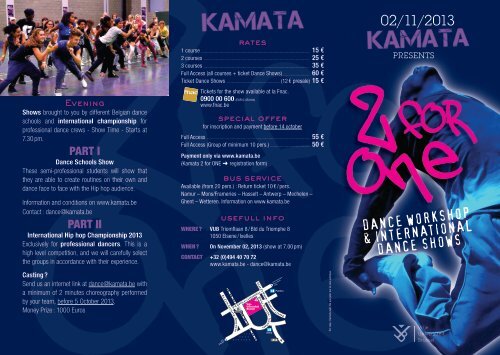 02/11/2013 DANCE WORKSHOP & INTERNATIONAL ... - Kamata