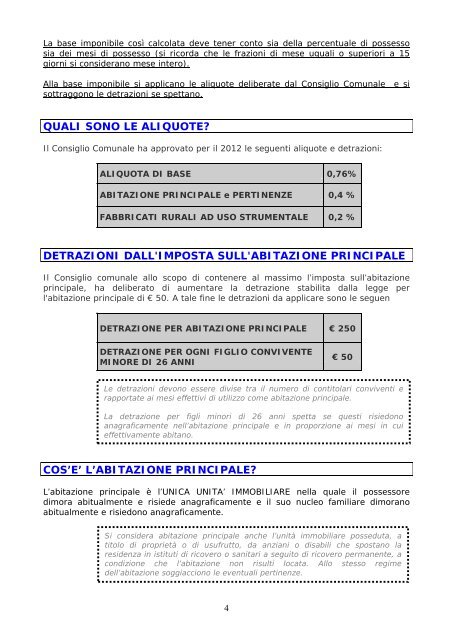 IMPOSTA MUNICIPALE PROPRIA - Comune di Villorba