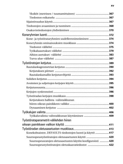 Mastercam X4 kÃ¤yttÃ¶opas - Mastercam.fi