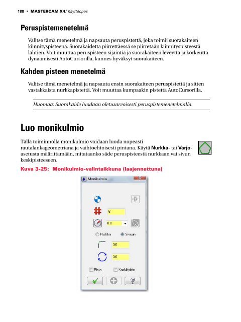 Mastercam X4 kÃ¤yttÃ¶opas - Mastercam.fi