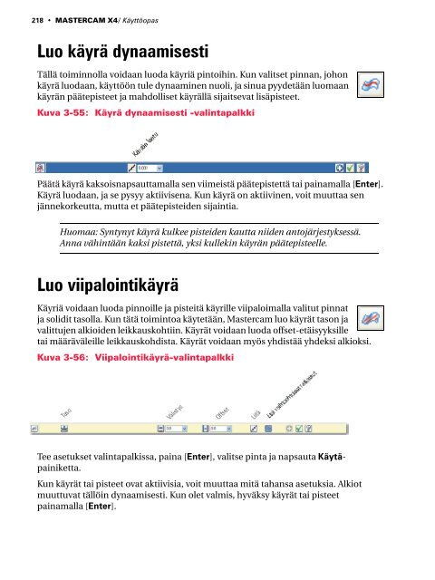 Mastercam X4 kÃ¤yttÃ¶opas - Mastercam.fi