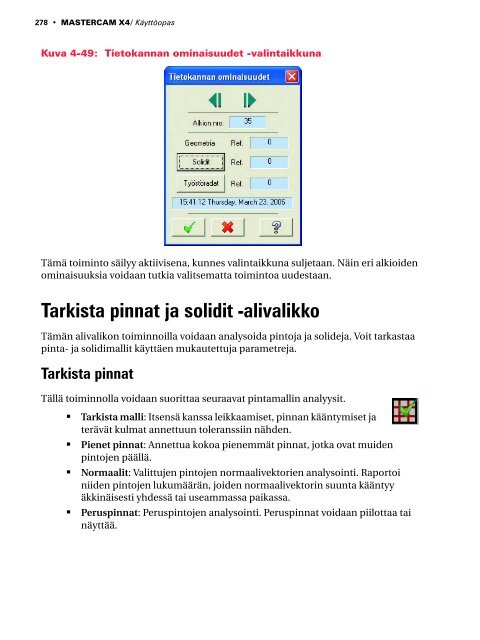 Mastercam X4 kÃ¤yttÃ¶opas - Mastercam.fi