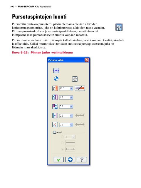 Mastercam X4 kÃ¤yttÃ¶opas - Mastercam.fi