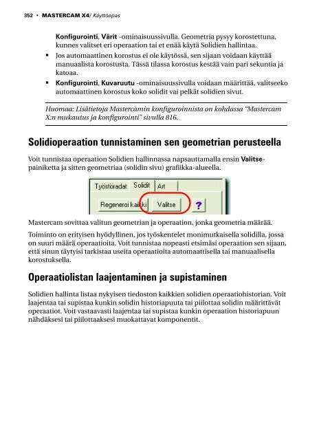 Mastercam X4 kÃ¤yttÃ¶opas - Mastercam.fi