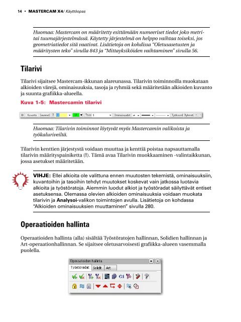 Mastercam X4 kÃ¤yttÃ¶opas - Mastercam.fi