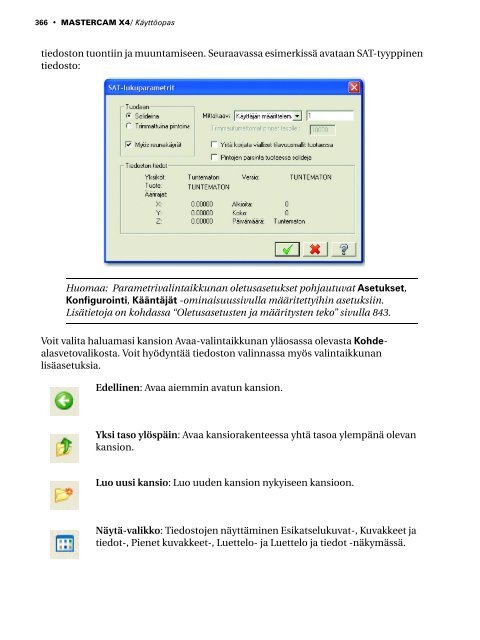 Mastercam X4 kÃ¤yttÃ¶opas - Mastercam.fi