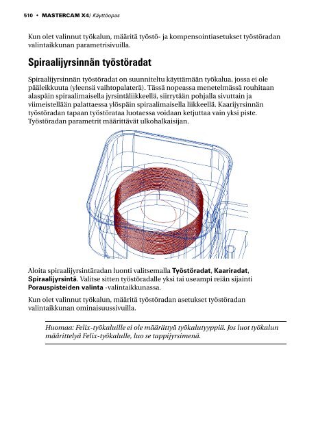 Mastercam X4 kÃ¤yttÃ¶opas - Mastercam.fi