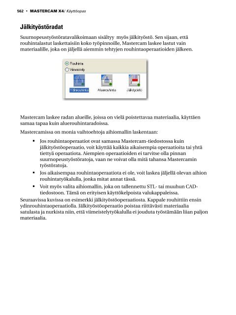 Mastercam X4 kÃ¤yttÃ¶opas - Mastercam.fi