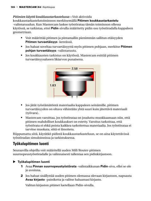 Mastercam X4 kÃ¤yttÃ¶opas - Mastercam.fi