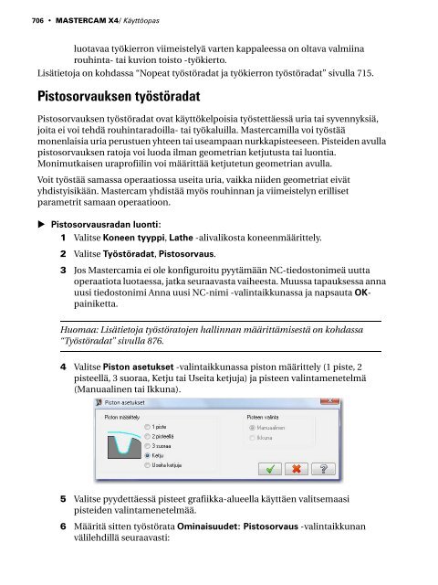 Mastercam X4 kÃ¤yttÃ¶opas - Mastercam.fi